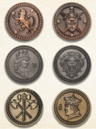 LARP Münzen "Könige" Produktbild